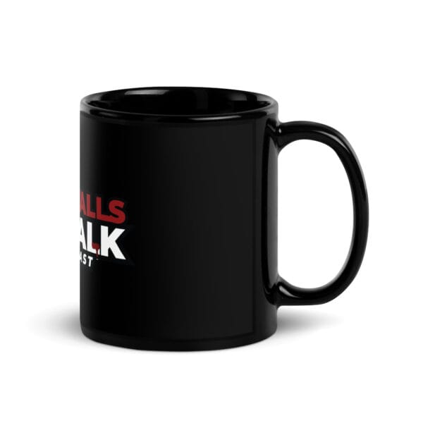 TWDT Black Glossy Mug